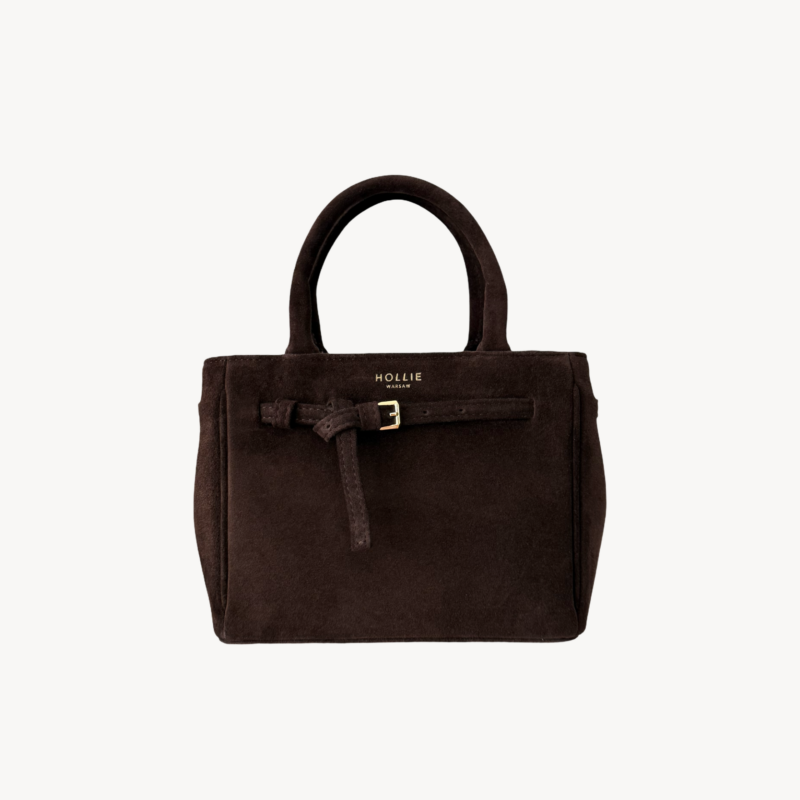 Torebka MINI CLAIRE<span> - </span>Suede (Brązowy)